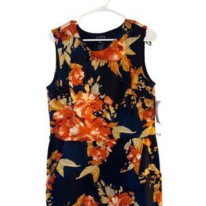 Enfocus Studio Women's Size 14 Floral Sleeveless‎ Maxi Dress Multicolor